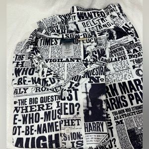 Pottery Barn Teen Harry Potter Daily Prophet Pajama Set 📰